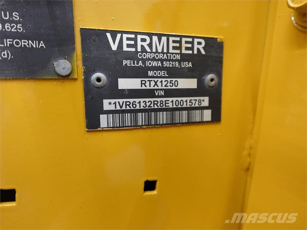 Vermeer RTX1250 Rovokopači freze za kanale Trenčeri