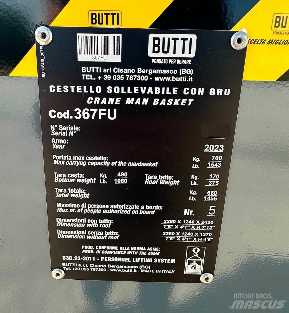 Butti 367FU Delovi i oprema za kran