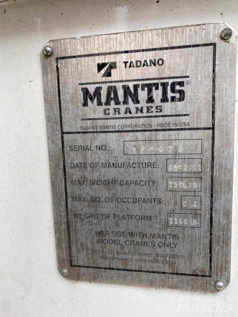 Mantis  Delovi i oprema za kran