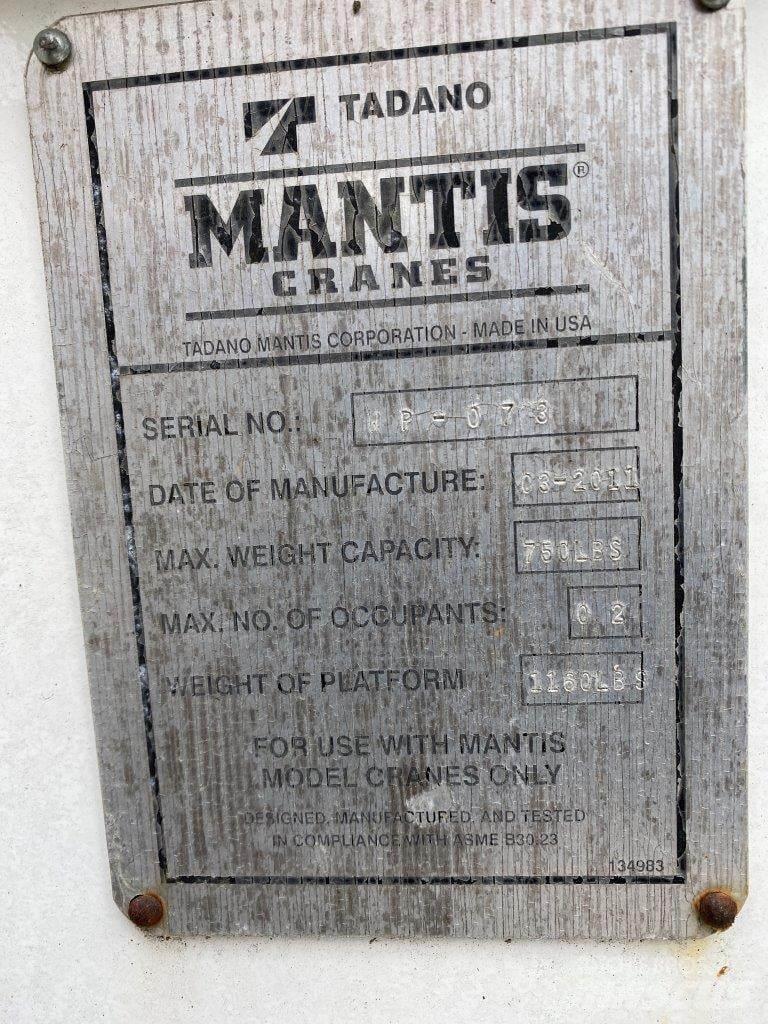 Mantis  Delovi i oprema za kran