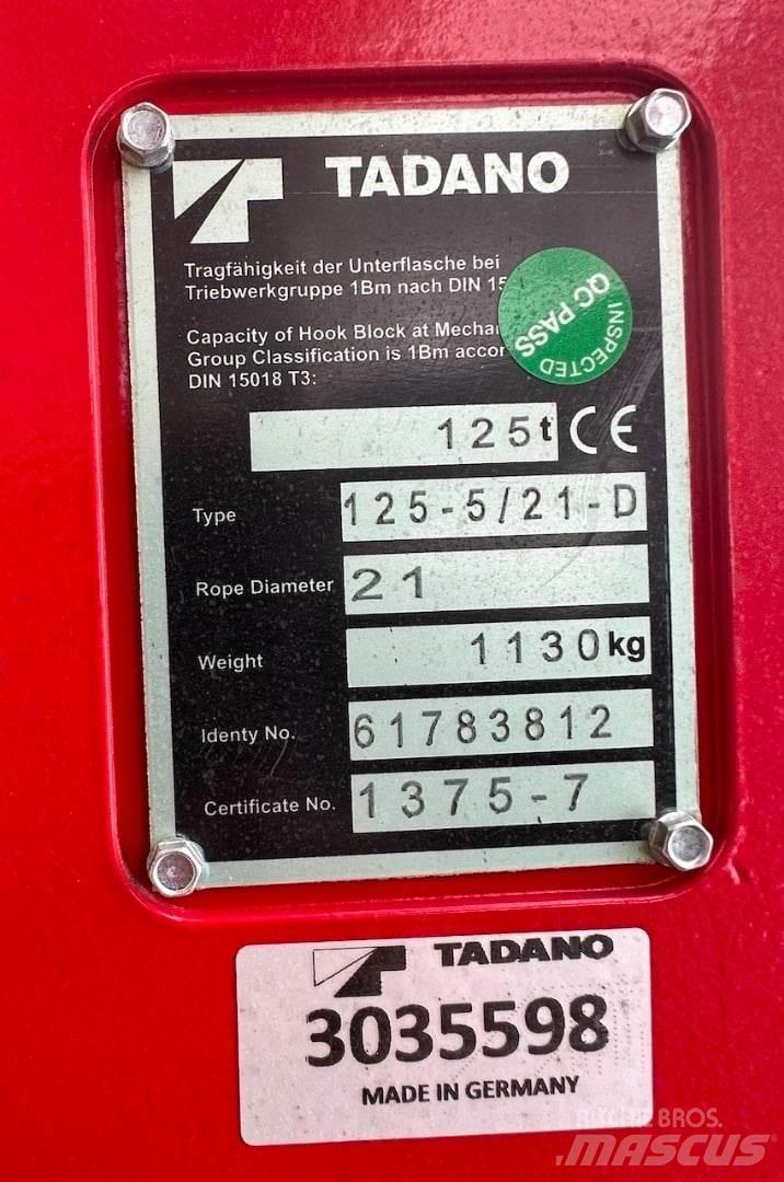 Tadano  Delovi i oprema za kran