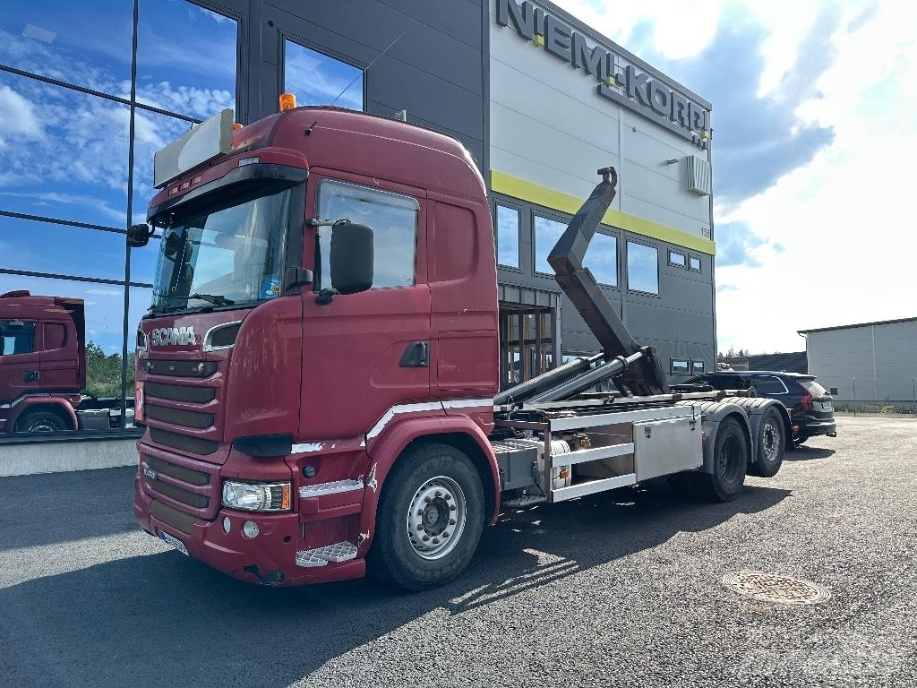 Scania R450 6x2*4 Rol kiper kamioni sa kukom za podizanje tereta