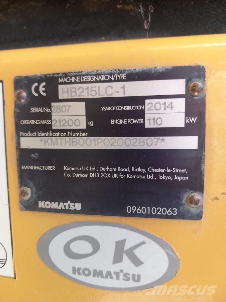 Komatsu HB 215 LC-1 Transmisija