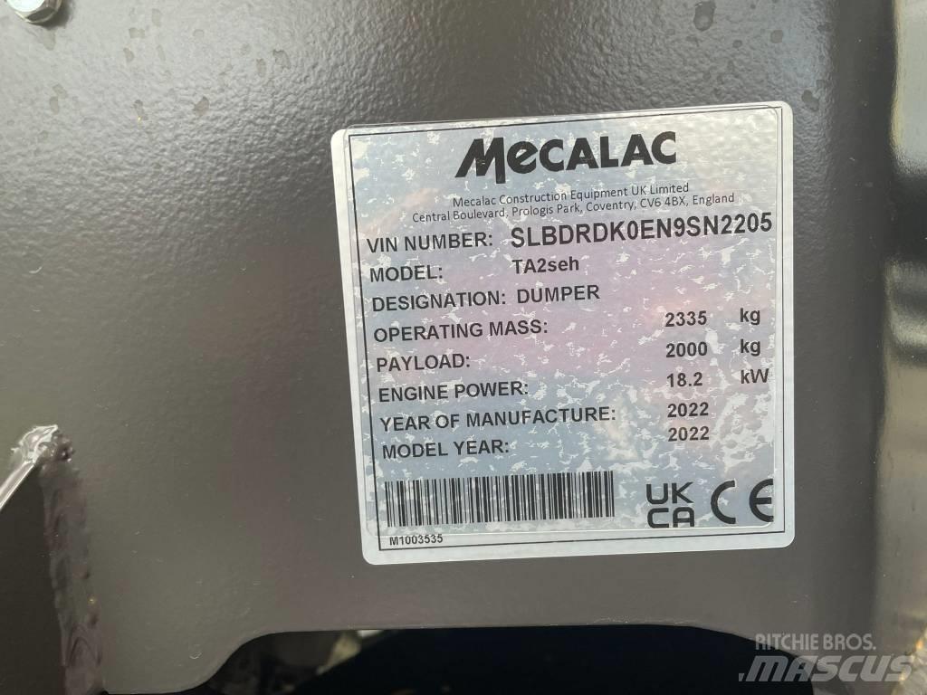 Mecalac TA2SEH Zglobni damperi