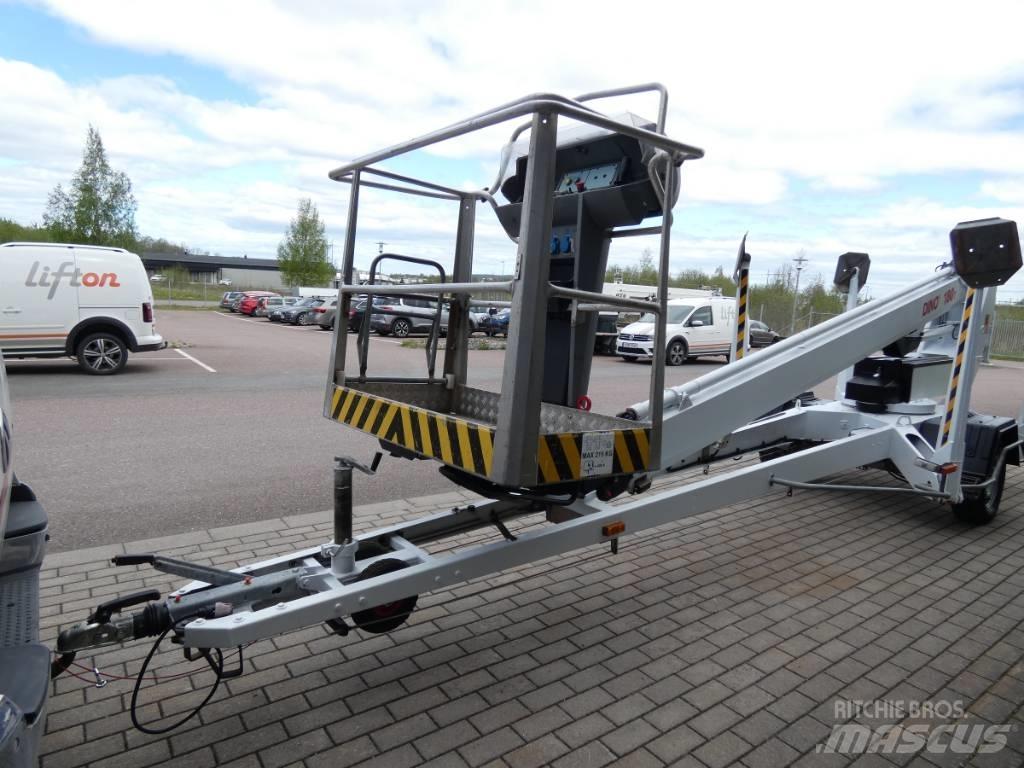 Dino 180 T  Skylift Vučne prikolice se podiznom košarom
