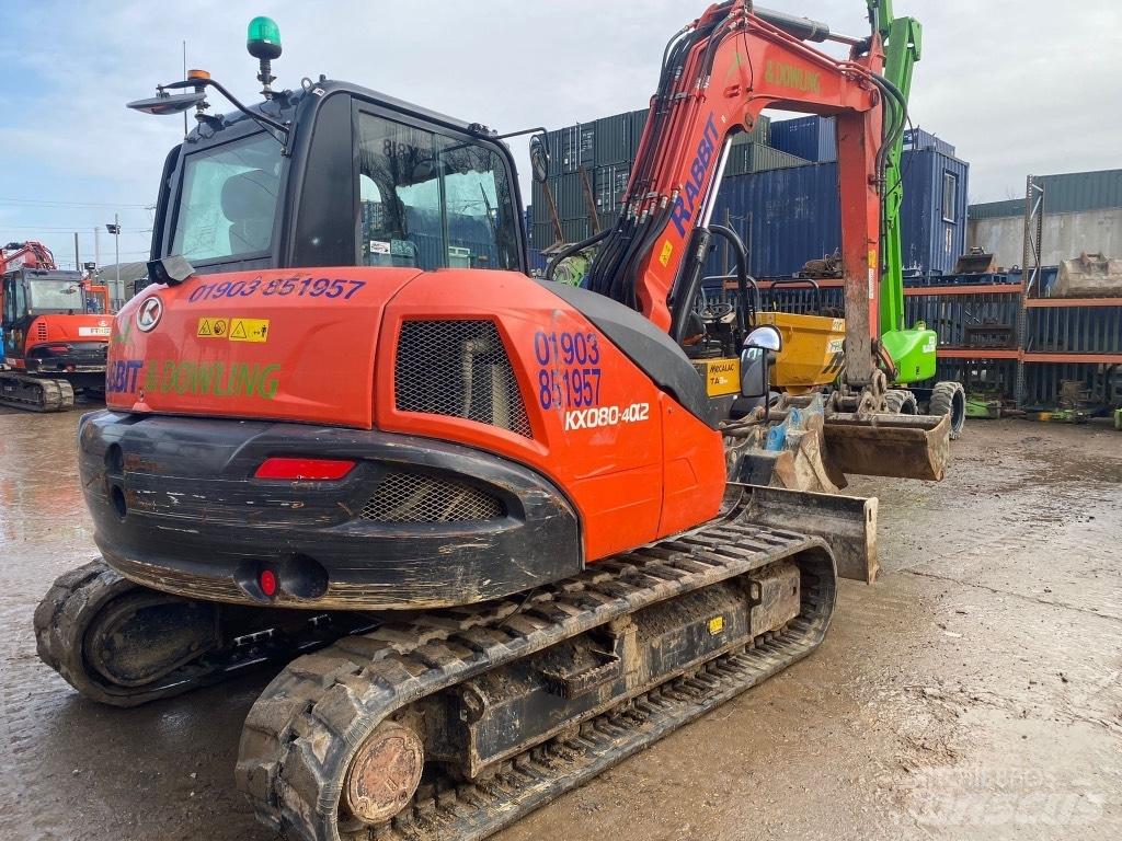 Kubota KX 080-4 Midi bageri 7t – 12t