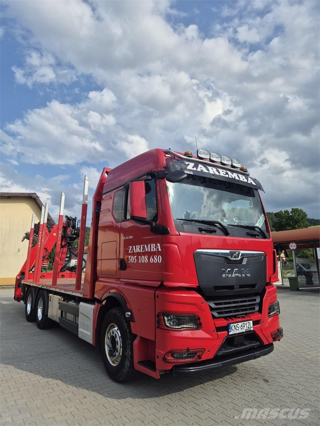 MAN TGX 26.580 Kamioni za drva Šticari