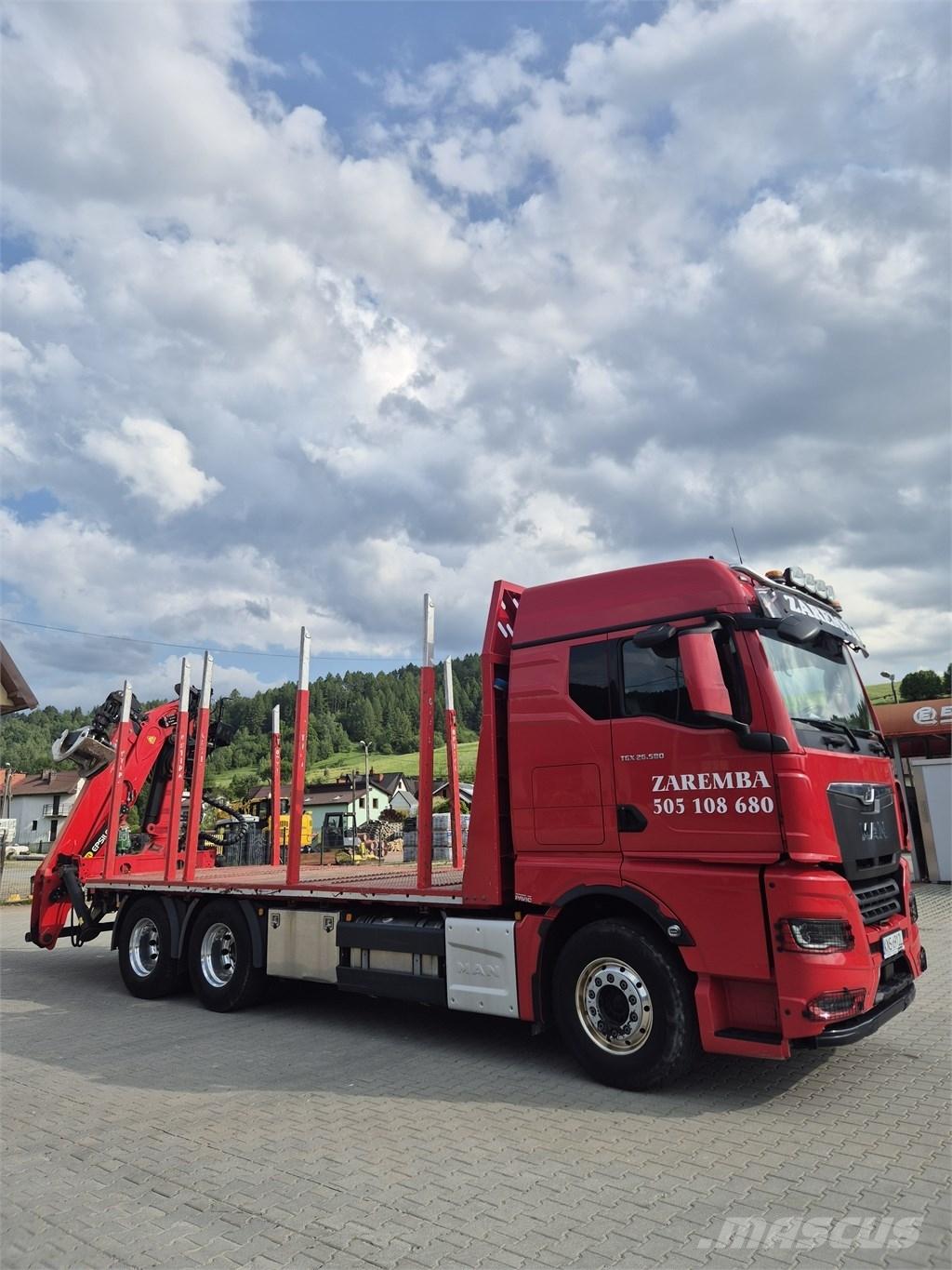 MAN TGX 26.580 Kamioni za drva Šticari