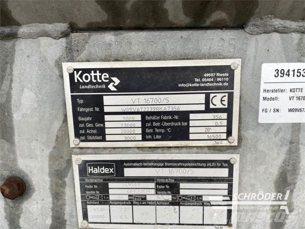 Kotte VT 16700 Cisterne za djubrivo
