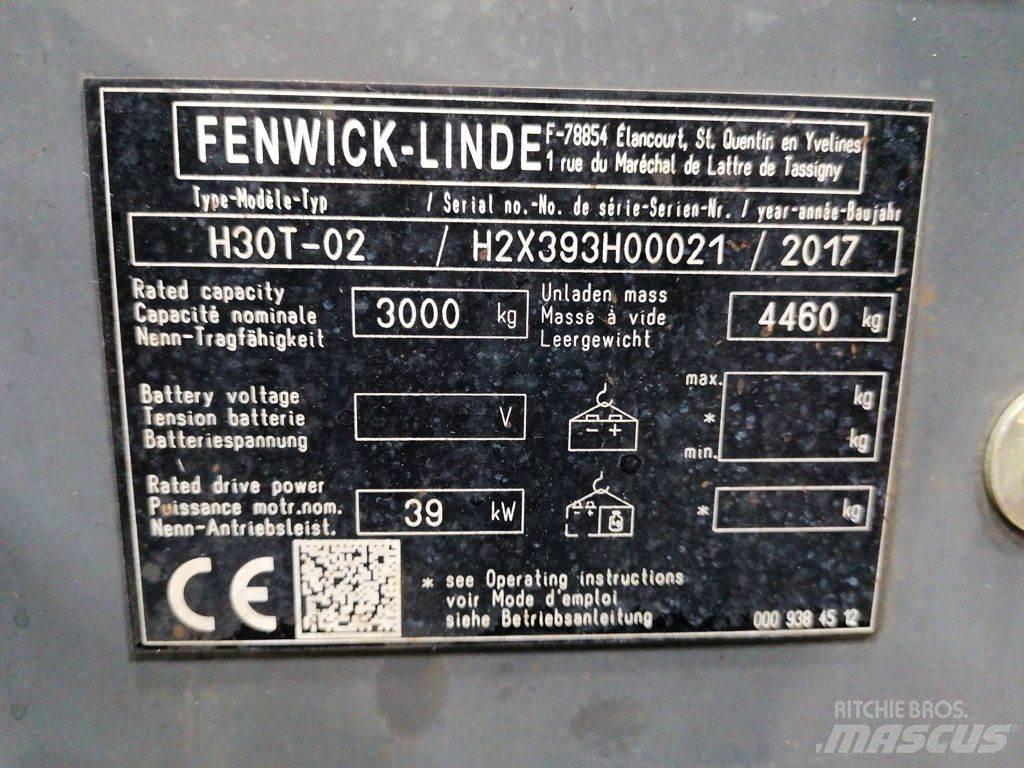 Linde H30T-02 Plinski viljuškari