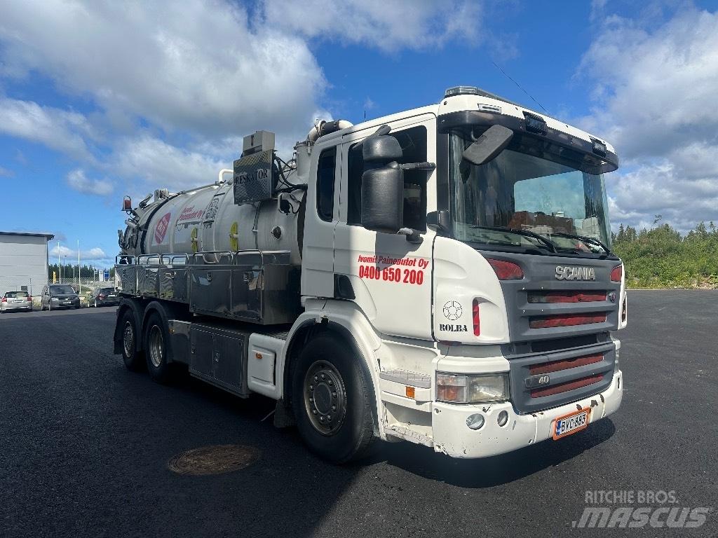 Scania P340 6x2*4 Kombi vozila/ vakum kamioni