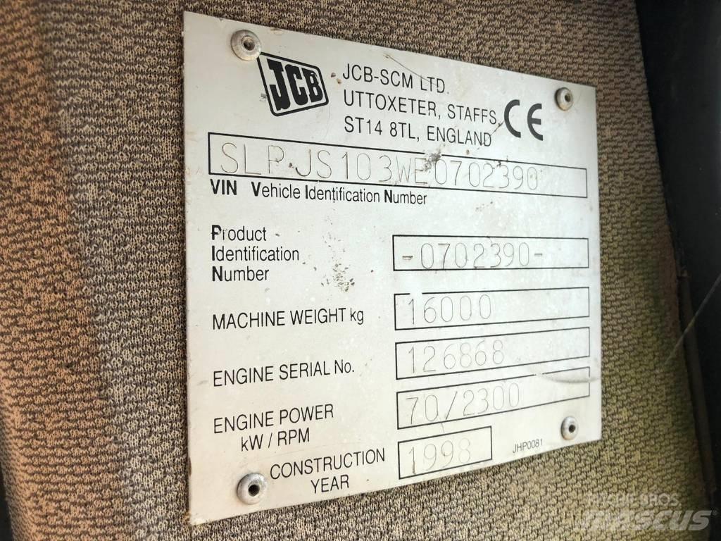 JCB JS 103 FOR PARTS Bageri guseničari