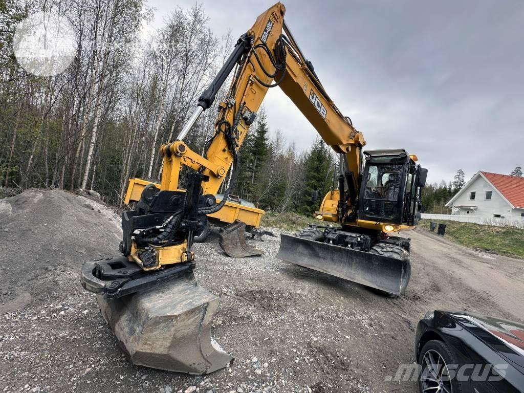 JCB JS 145 W Bageri točkaši