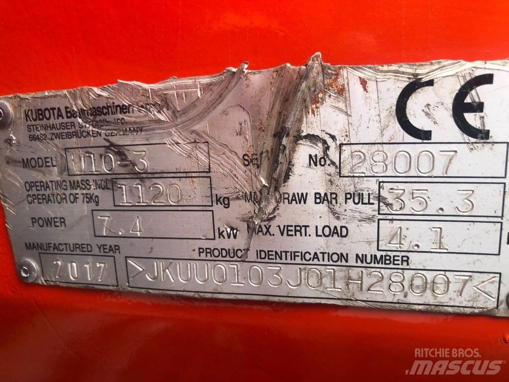 Kubota U 10-3 Mini bageri < 7t