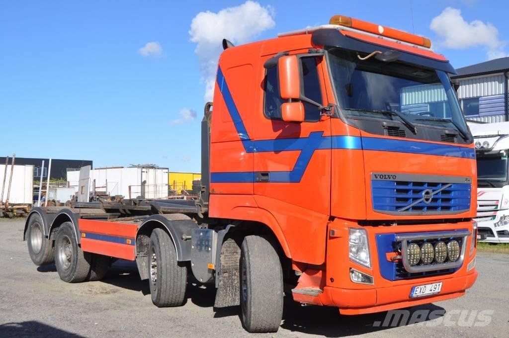 Volvo FH 520 8*2 Rol kiper kamioni sa kukom za podizanje tereta