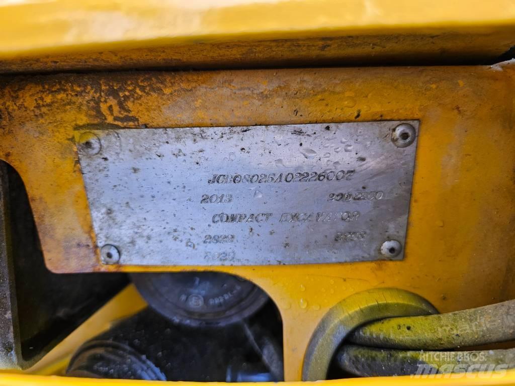 JCB 8025 ZTS Mini bageri < 7t