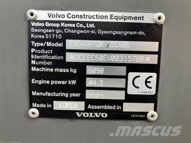 Volvo EC 60 E Bageri guseničari