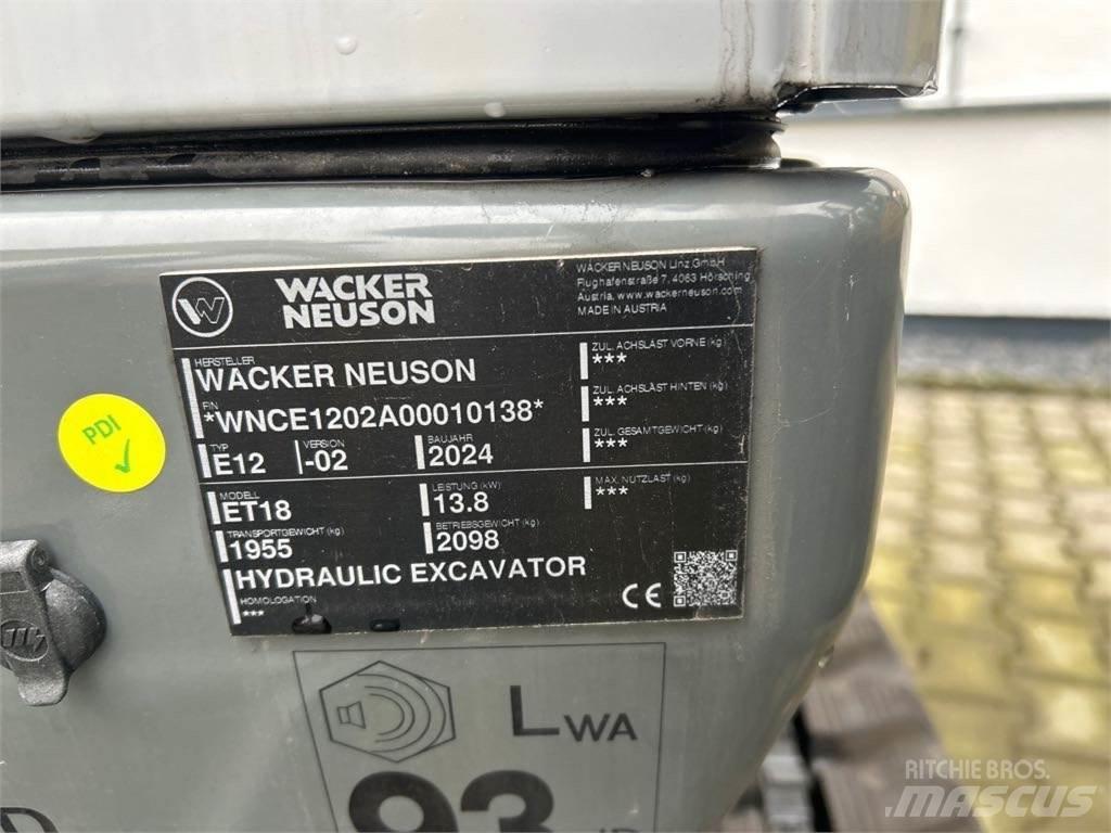 Wacker Neuson ET18 Bageri guseničari