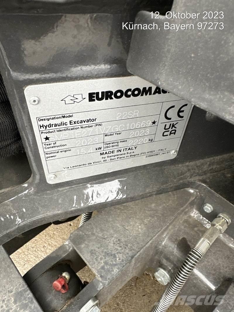 Eurocomach 22SR Mini bageri < 7t