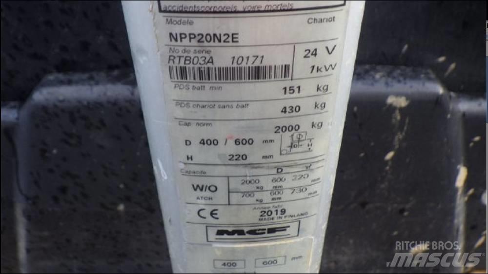 CAT NPP 20 N2E Nisko podizni električni viljuškar