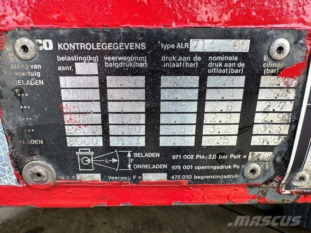 Jumbo MV 160 L Poluprikolice sa otvorenim sandukom