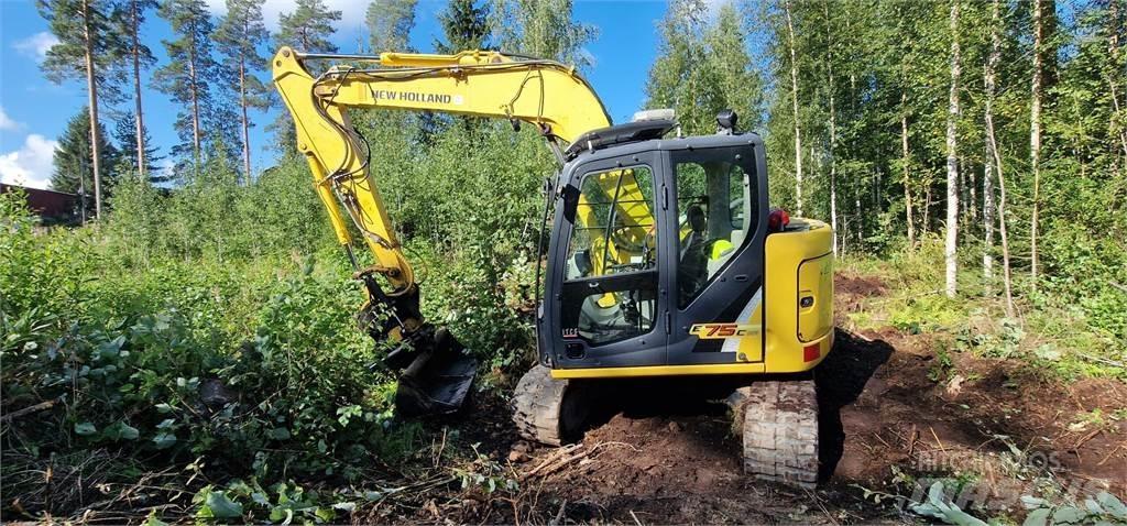 New Holland E75CSR Bageri guseničari