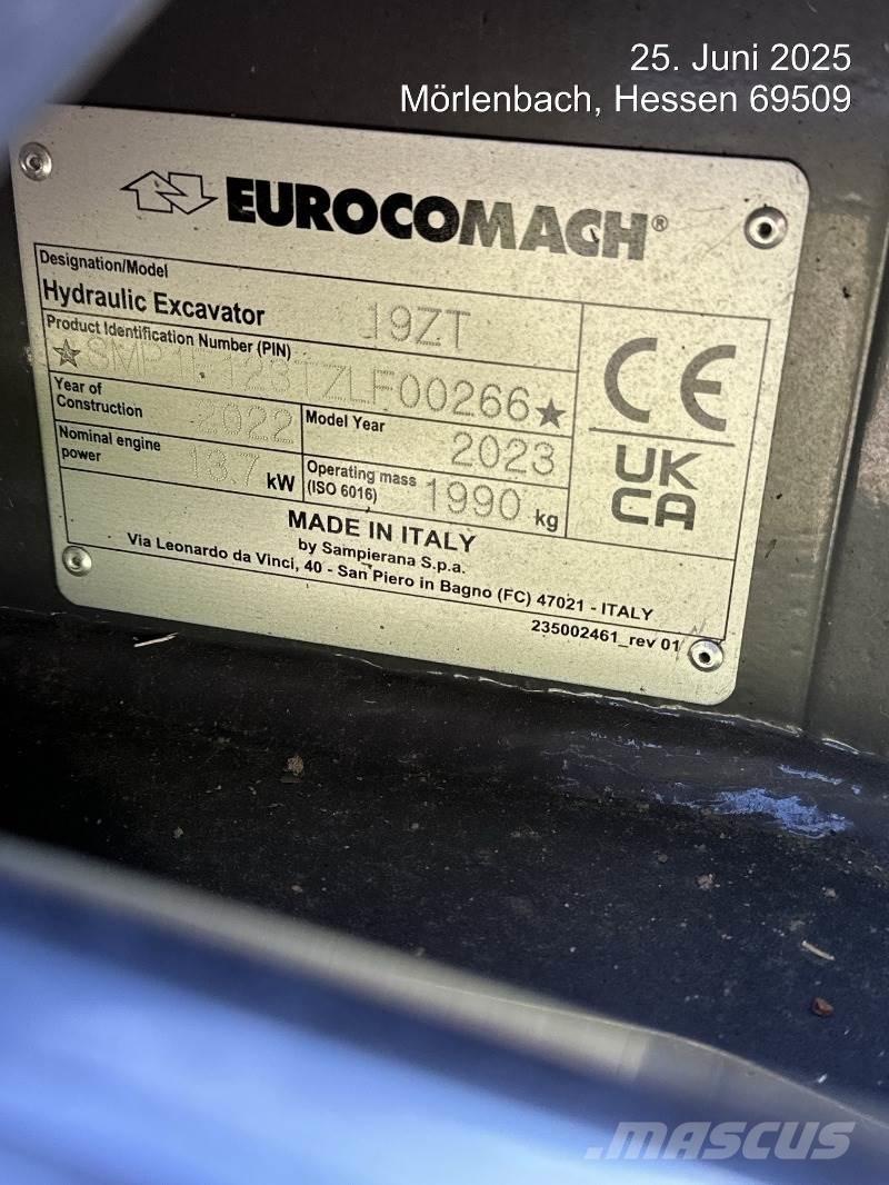 Eurocomach 19ZT Mini bageri < 7t