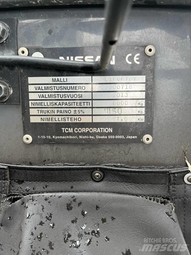 Nissan L1 F6 F70 Y Dizelski viljuškari