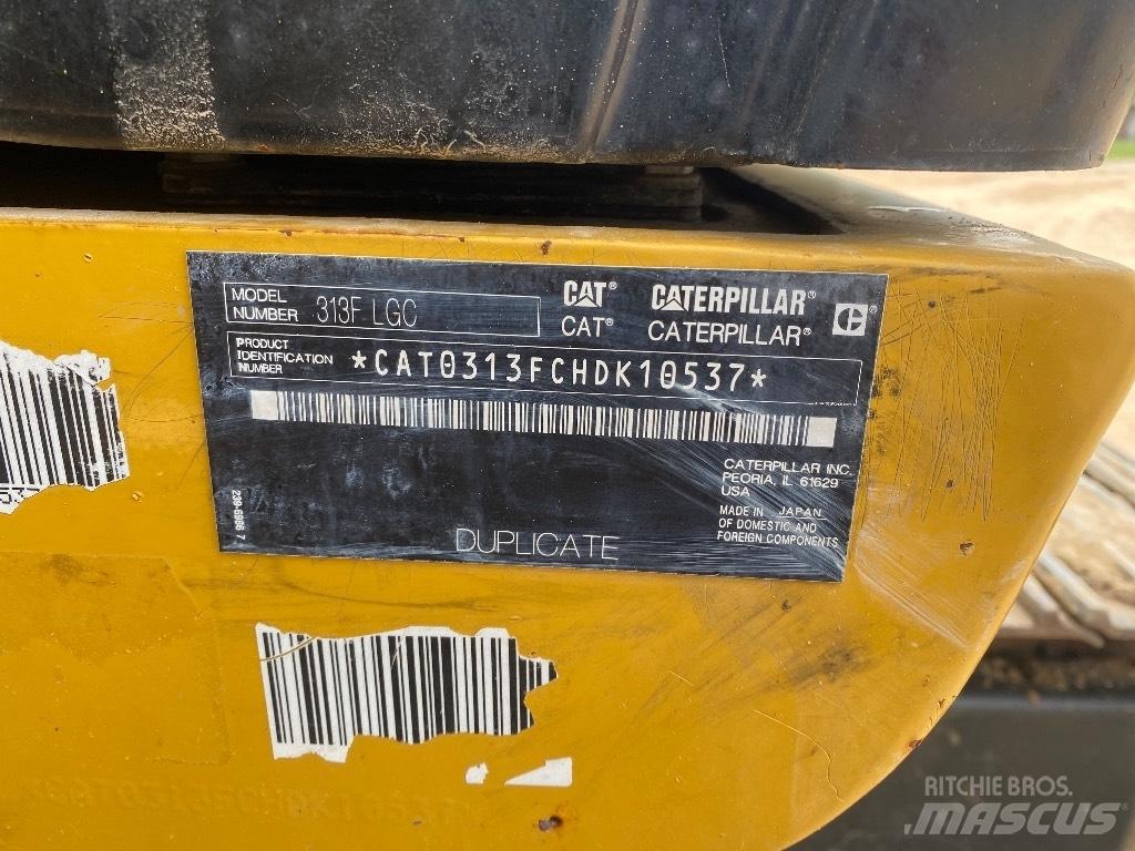 CAT 313 F LGC Bageri guseničari