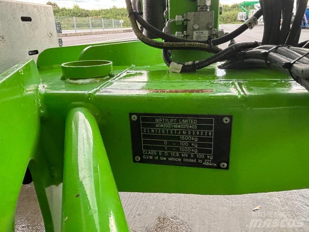 Niftylift 120 TET Vučne prikolice se podiznom košarom