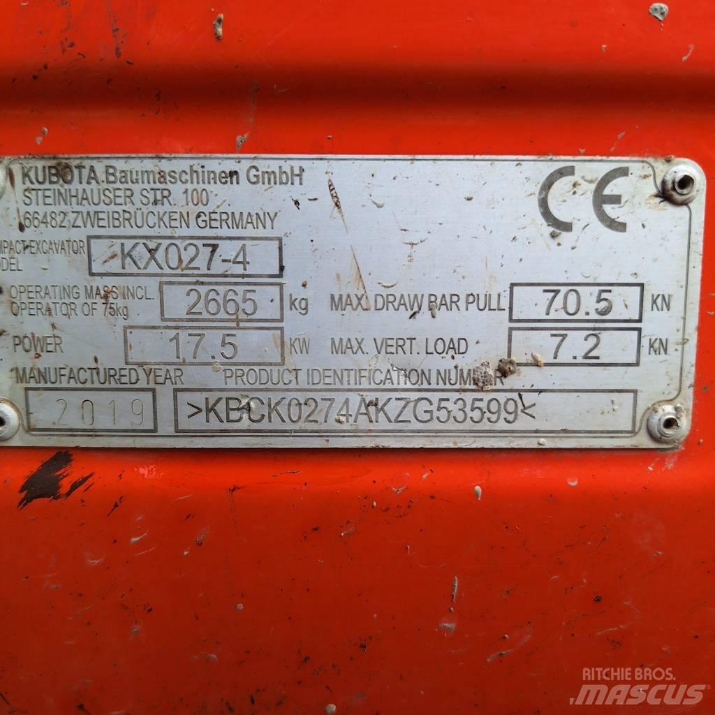Kubota KX 027-4 Mini bageri < 7t