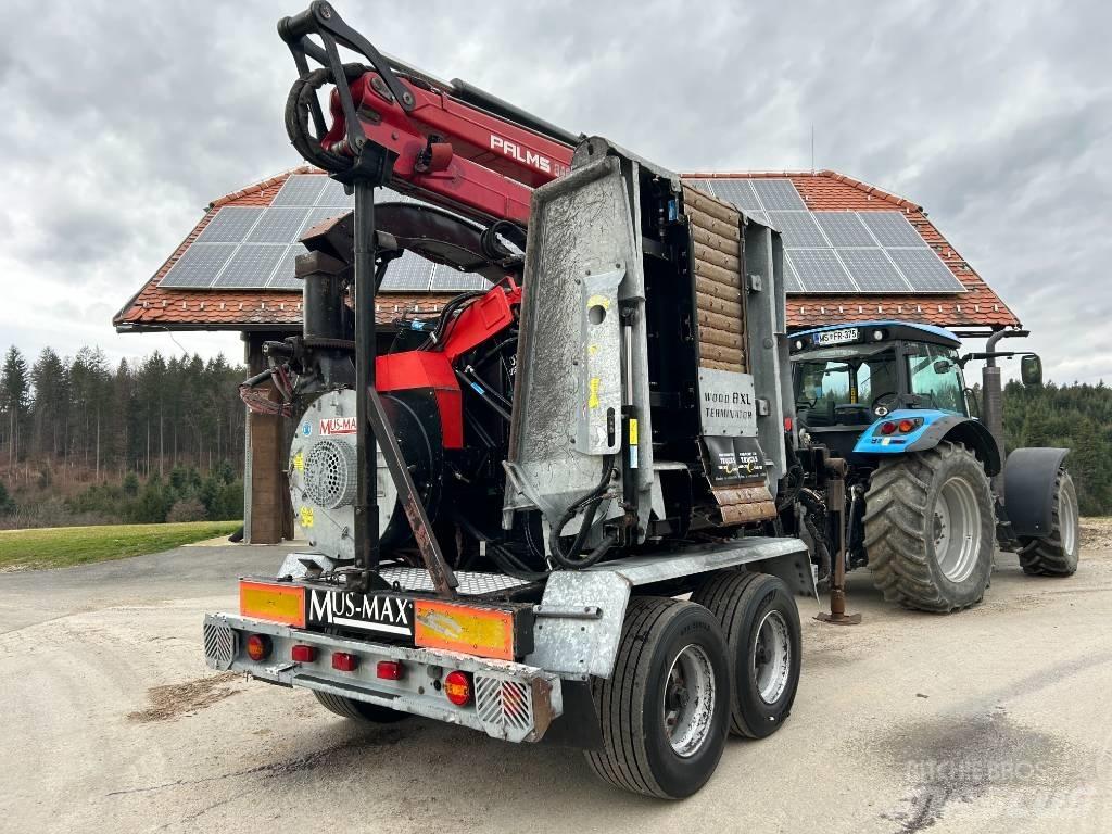 Mus-Max 8XL Cepači za drva, drobilice za drvo i strugači