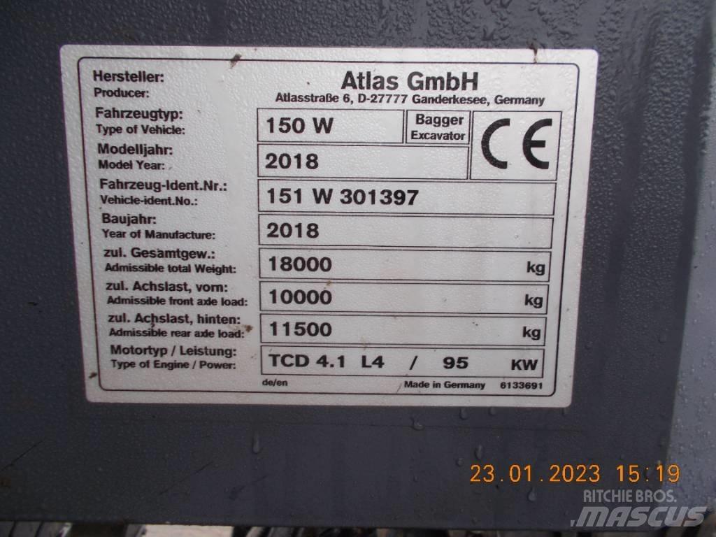 Atlas 150 W Bageri točkaši
