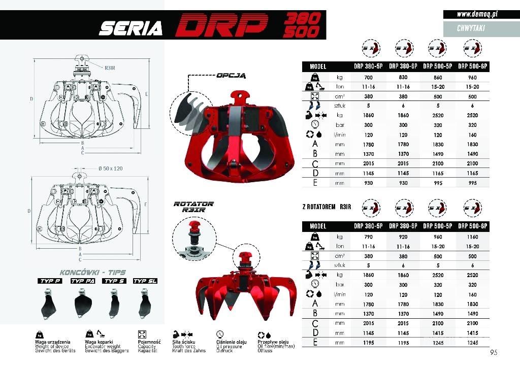  DEMOQ DRP300-5P Makaze