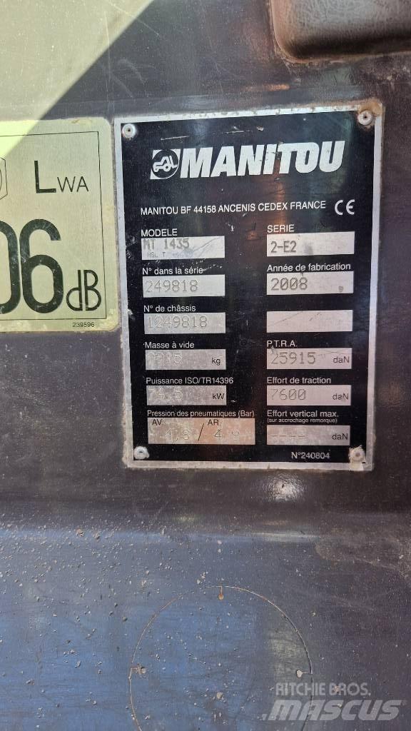 Manitou MT 1435 HSL Teleskopski viljuškari