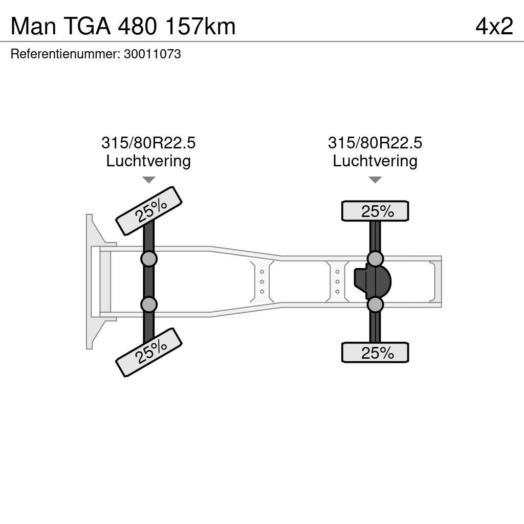 MAN TGA 480 157km Tegljači