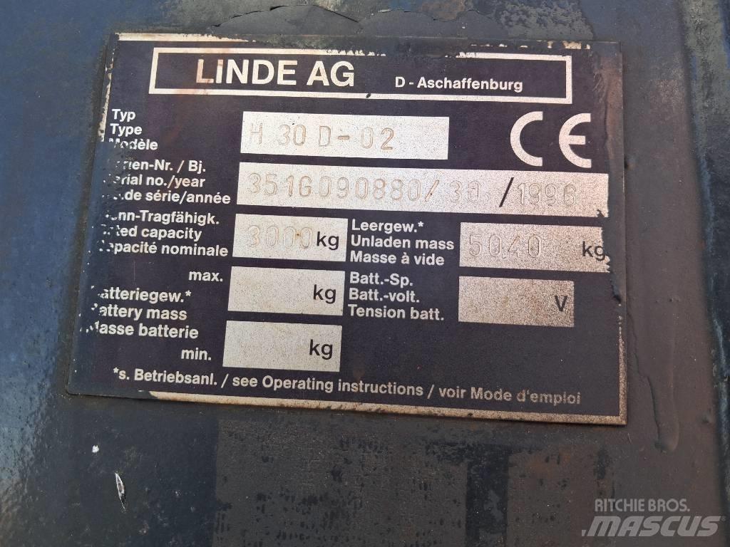 Linde H 30 D Dizelski viljuškari