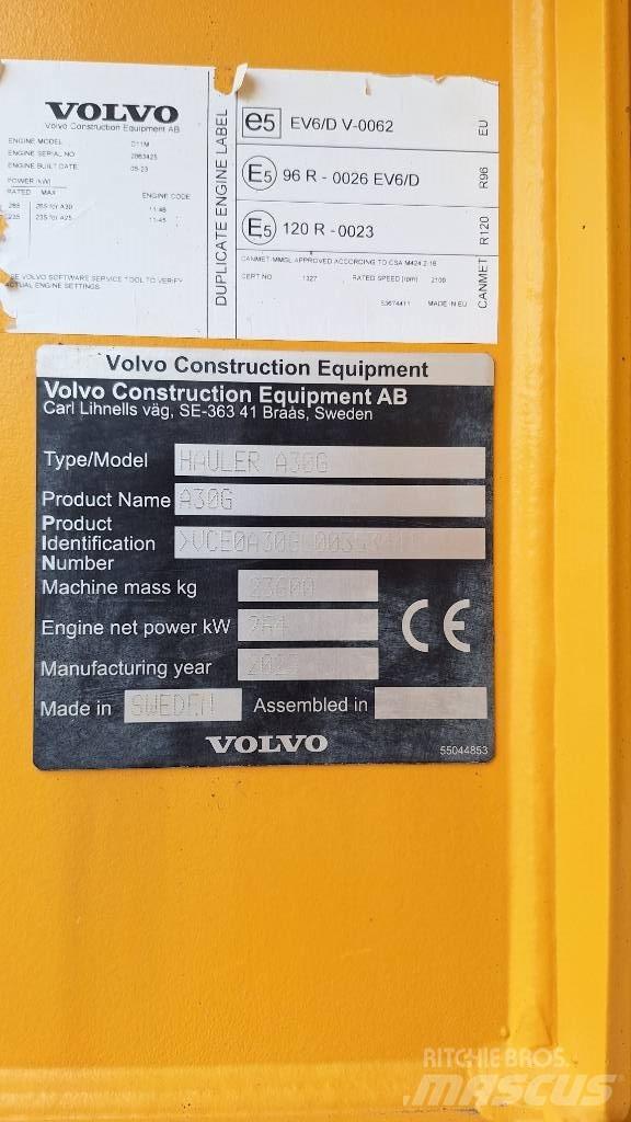 Volvo A30G Zglobni damperi