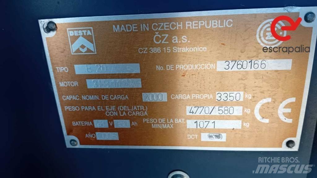 Desta E20 Teleskopski viljuškari