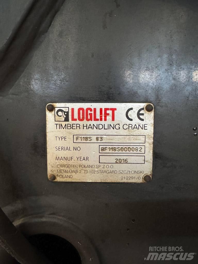 Loglift 118 S T Kranovi za stabla