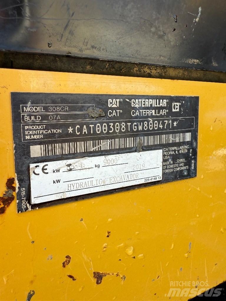 CAT 308 CR Midi bageri 7t – 12t
