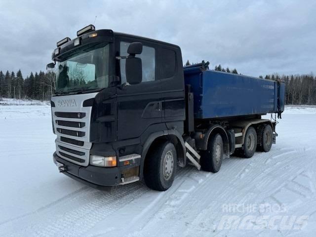 Scania R 500 Rol kiper kamioni sa kukom za podizanje tereta