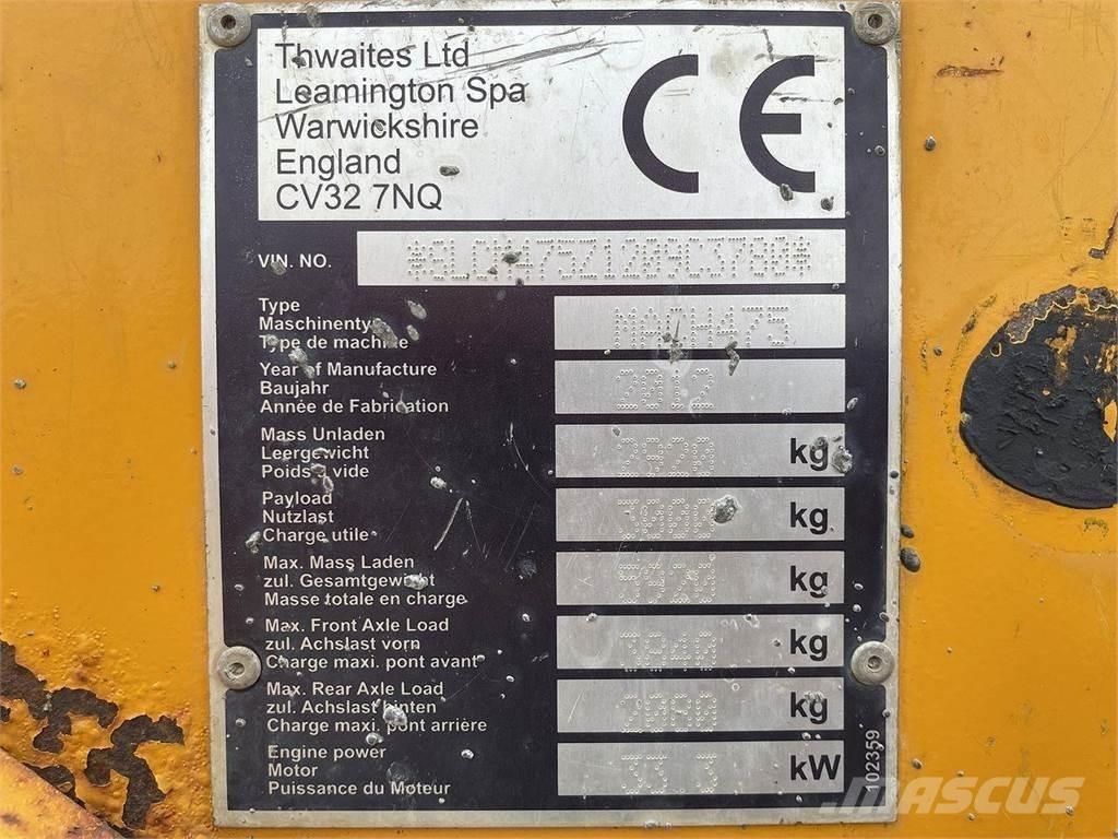 Thwaites 3 ton Damperi za gradilište