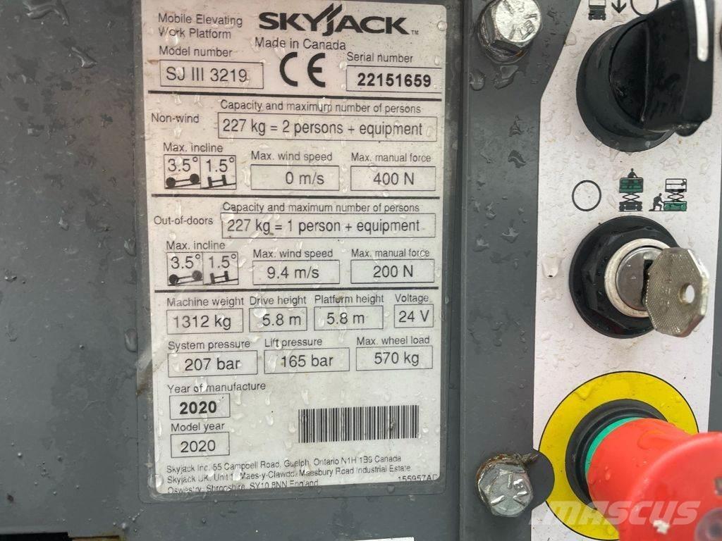 SkyJack SJ3219 Makazaste platforme