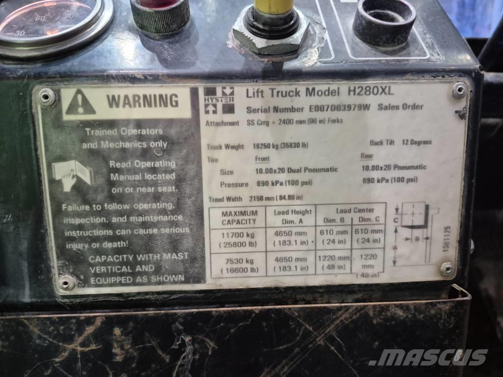 Hyster H 280 XL Viljuškari - ostalo