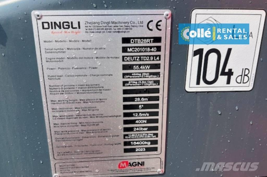 Magni DTB 28 RT | 2023 Teleskopske podizne platforme