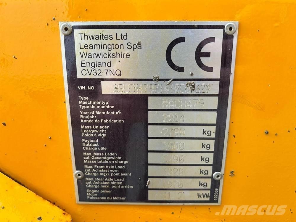 Thwaites 3T HTST Damperi za gradilište