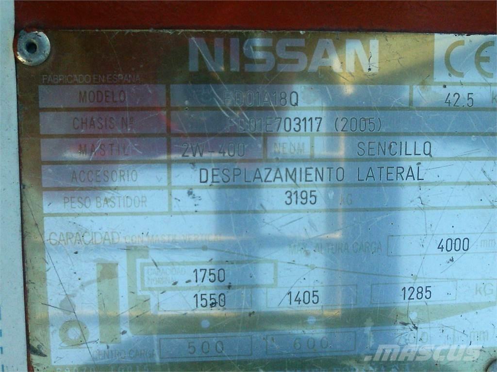 Nissan FD01A18Q Dizelski viljuškari