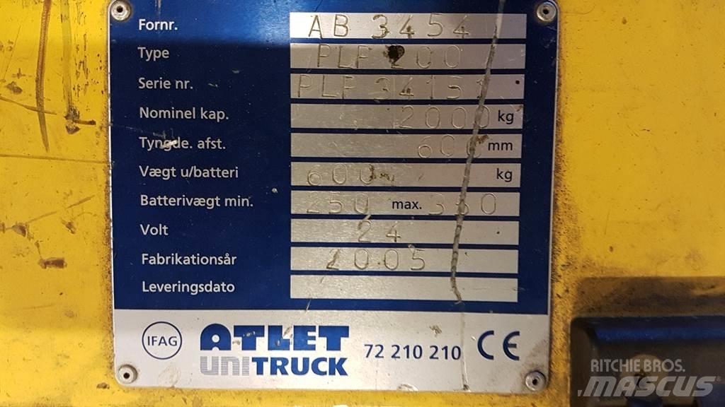 Atlet PLP200 Nisko podizni električni viljuškar