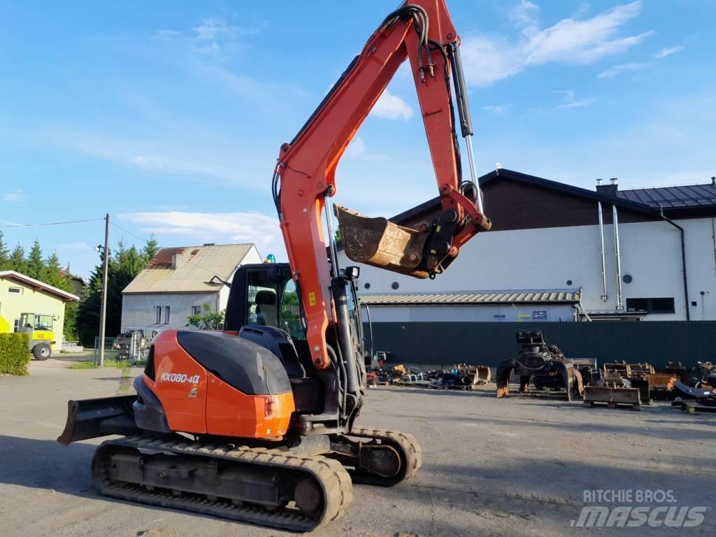 Kubota KX 080-4 Midi bageri 7t – 12t